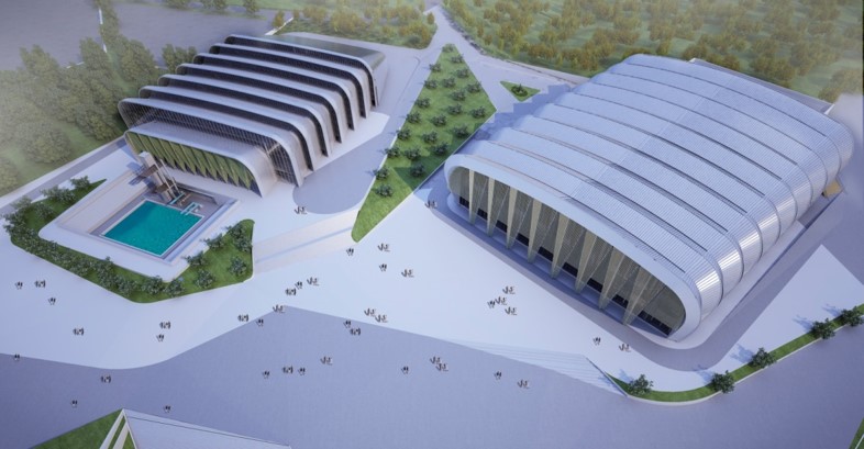 阿尔及利亚奥兰体育场综合馆和游泳馆